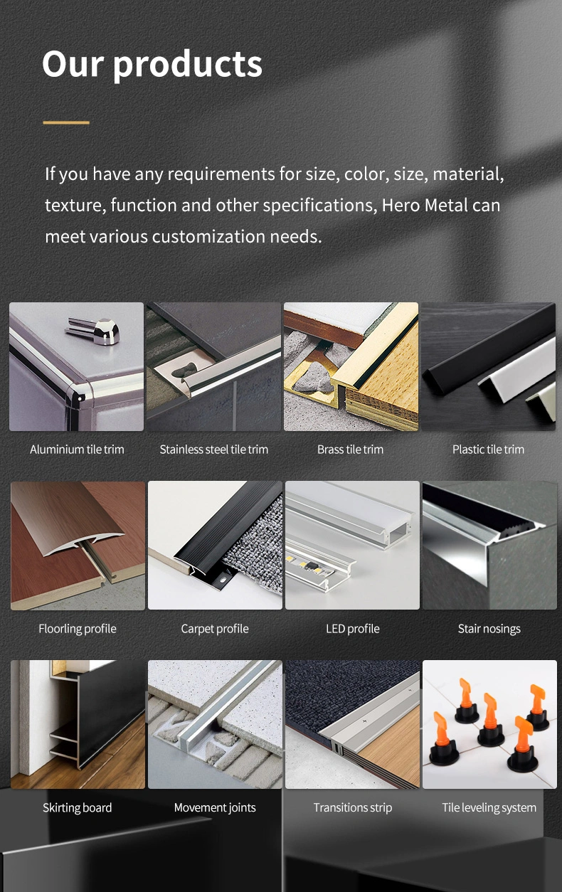 Aluminum Building Material of Movement Joint