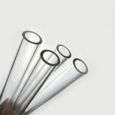 Materiale in vetro borosilicato con tubo cilindrico